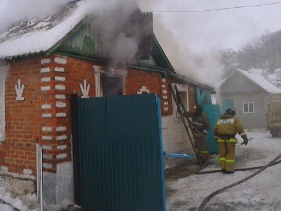 Пожар в Бутурлиновском районе